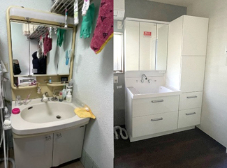 奈良県生駒郡 Y様邸 お風呂・洗面所リフォーム工事